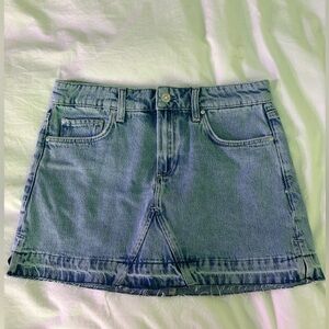 Paige denim mini skirt